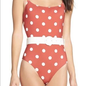 Polka dot one piece